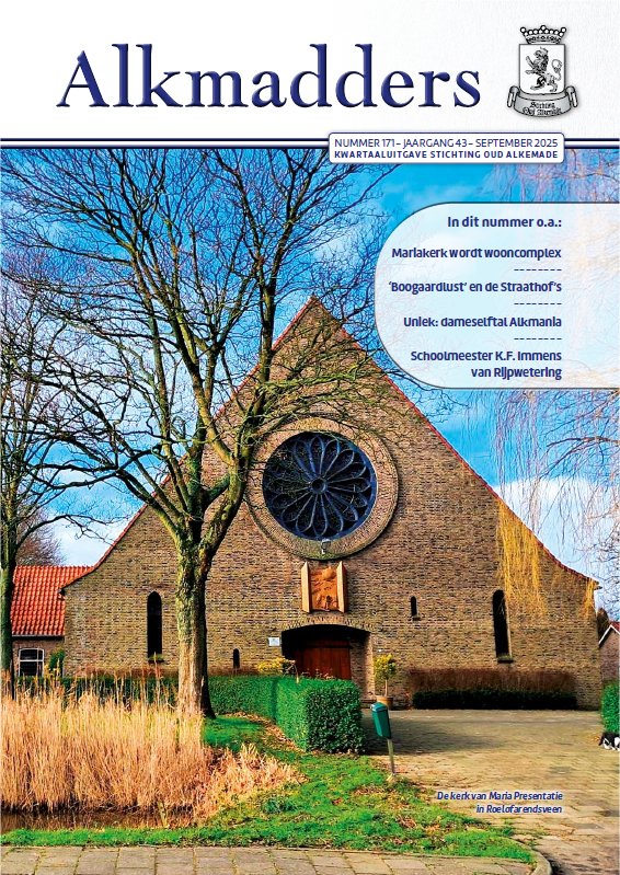 Cover van Alkmadders september 2025